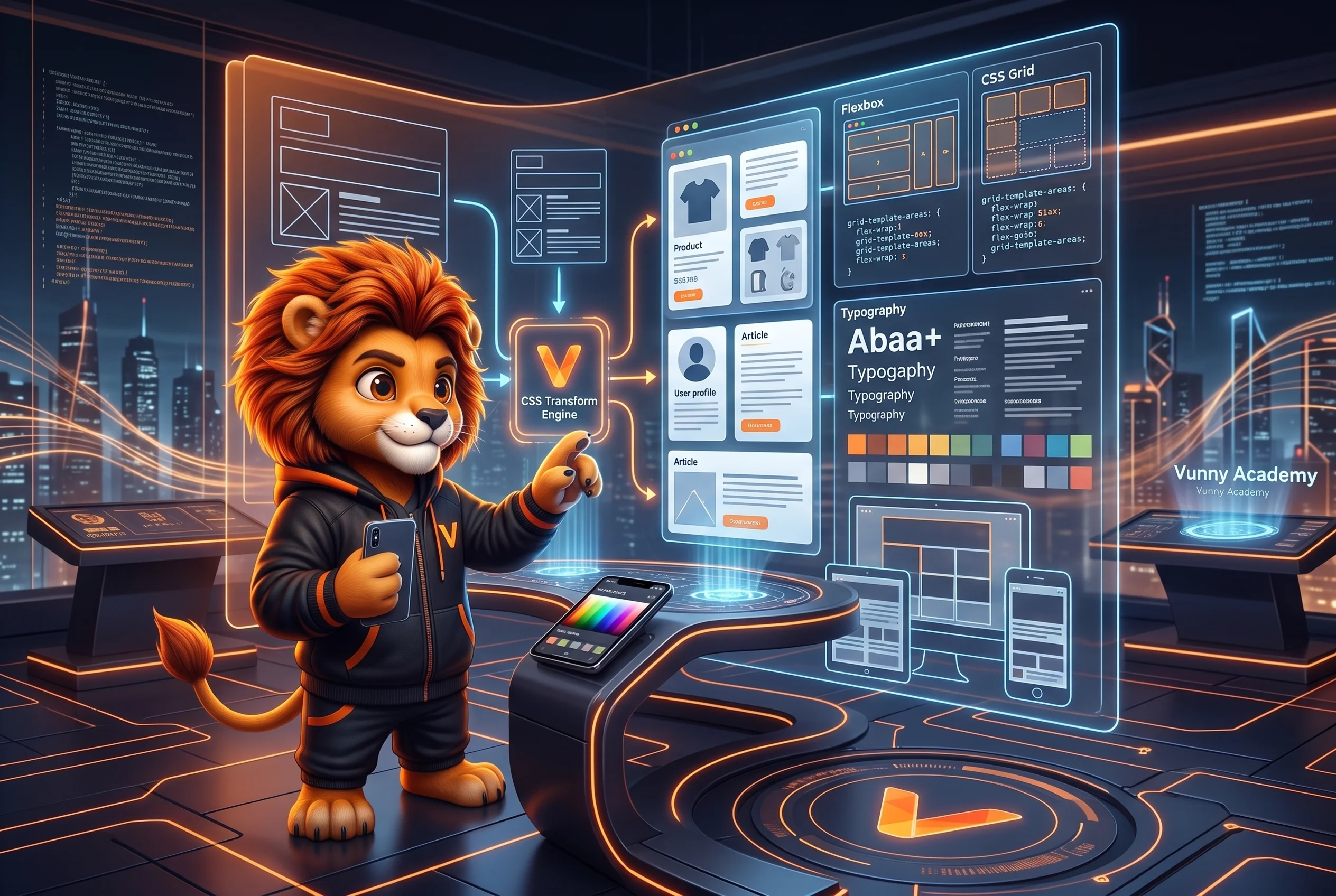CSS Moderno — curso gratuito da Vunny Academy