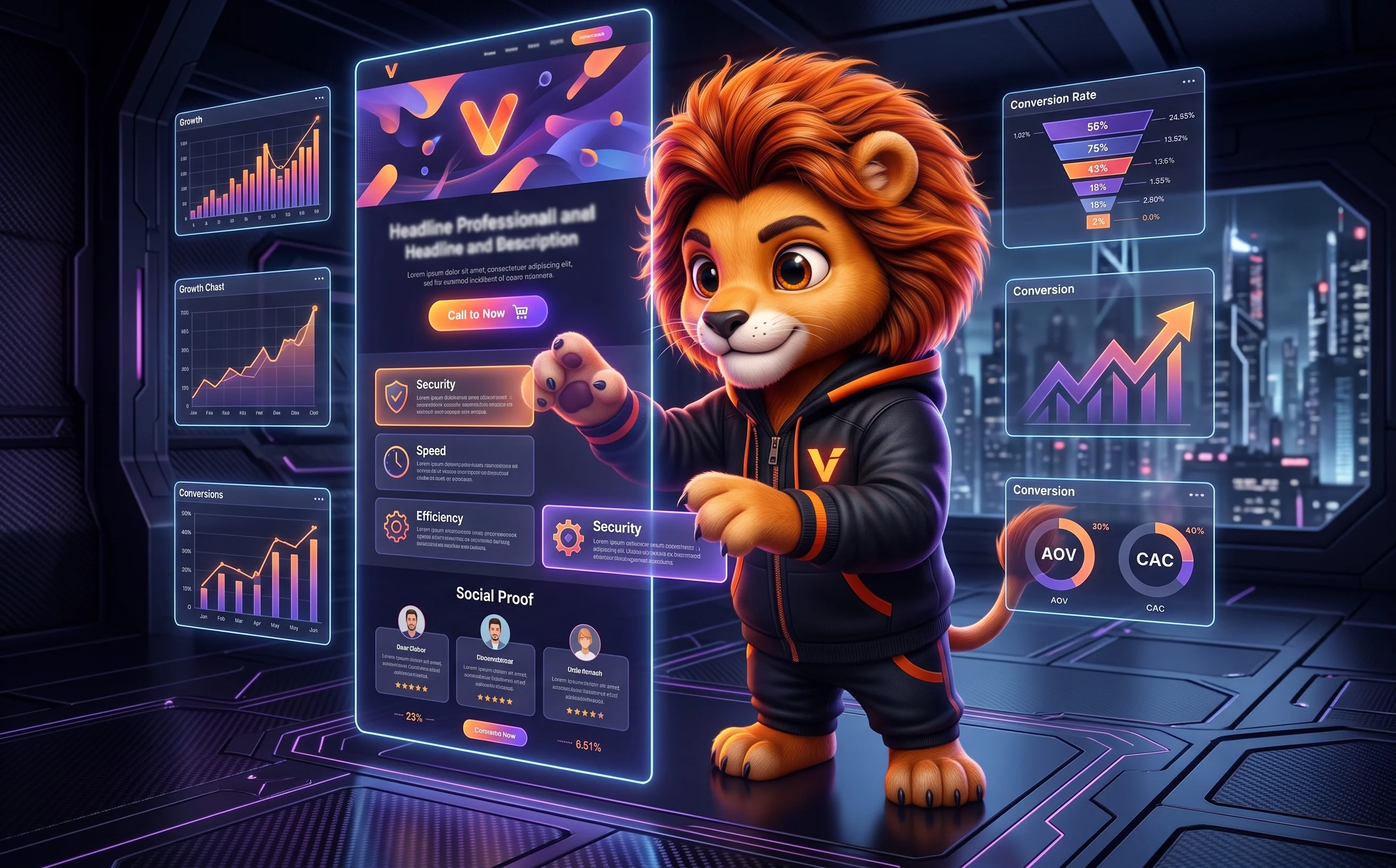 Exemplo de experiência digital e landing page criada pela Vunny